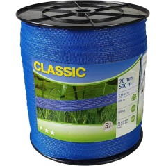 Taśma ogrodzeniowa CLASSIC, 500 m x 20 mm, niebieska, Kerbl