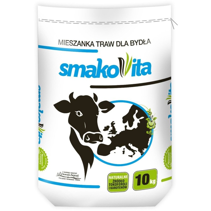 Mieszanka traw kośno-pastwiskowa Smakovita, 10 kg, Sowul & Sowul