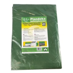 Plandeka 5x8 m, 180 g, zielona, PE, Can Agri 