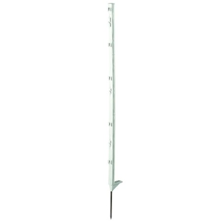 Palik ogrodzeniowy z polipropylenu CLASSIC, 105 cm, biały, poj. stopka, Kerbl