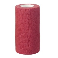 Samoprzylepny bandaż EquiLastic, 10 cm, czerwony, Kerbl