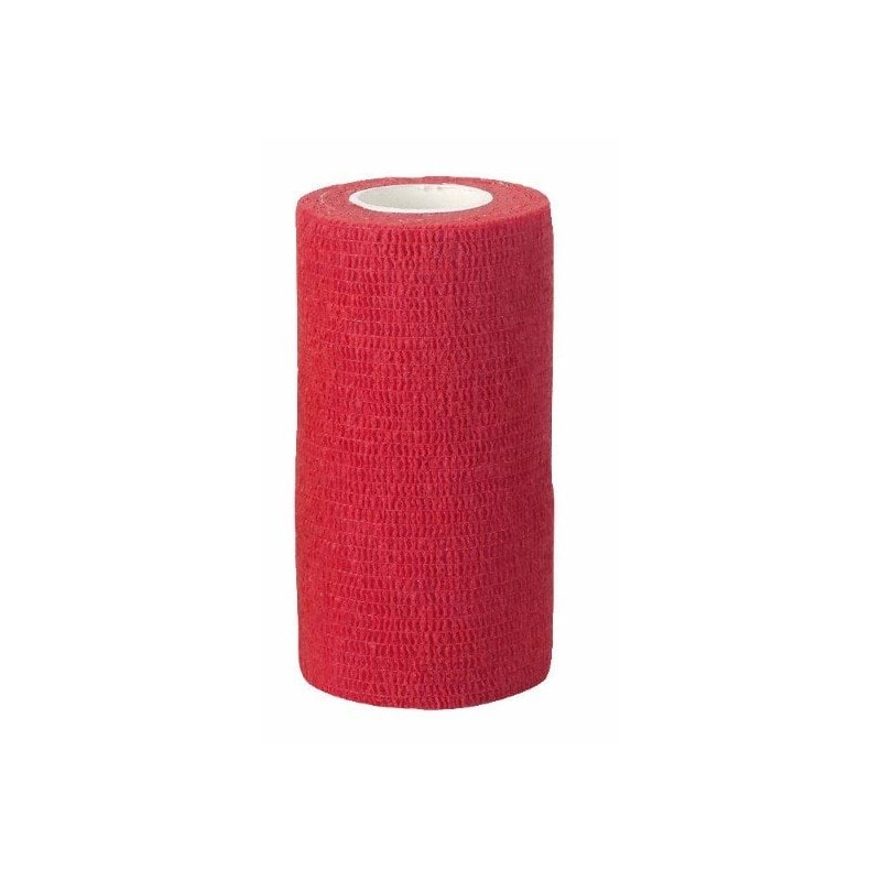 Bandaż samoprzylepny VetLastic, 7,5 x 450 cm, elastyczny, czerwony, Kerbl
