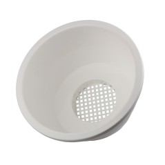 Wkład gęsty cedzidła aluminiowego dużego, chromoniklowy (OH18N9), oczko siatki 0,63mm 