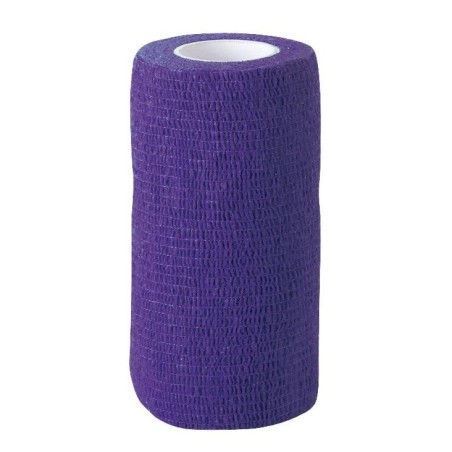 Samoprzylepny bandaż EquiLastic, 10 cm, fioletowy, Kerbl