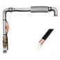 Kabel grzewczy do rur z termostatem, 1 m, 16 W, Kerbl
