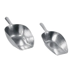 Łopatka do paszy, aluminium, 900 g, zaokrąglona, Kerbl 