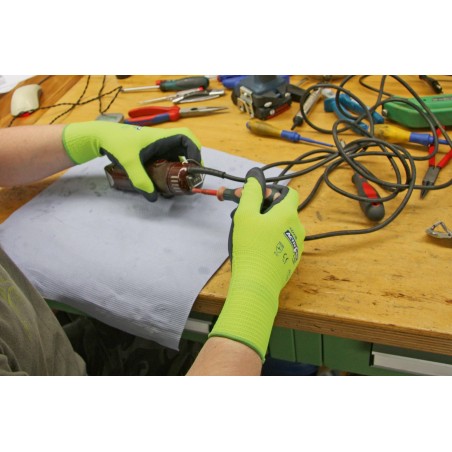 Rękawice robocze Activ Grip Lite, żółte, rozmiar 7, Kerbl