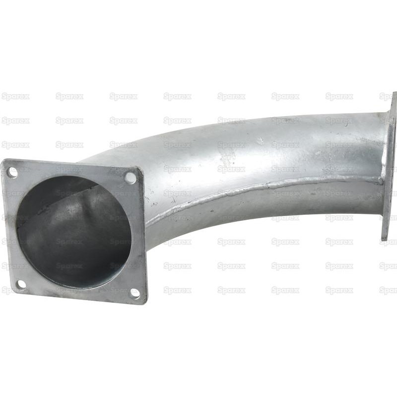 Kolano 90° z dwustronnym kołnierzem czworokątnym 6'' (150mm) (galvanizado)