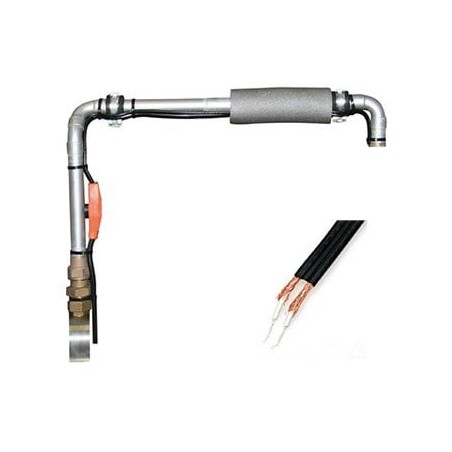 Kabel grzewczy do rur z termostatem, 49 m, 784 W, Kerbl
