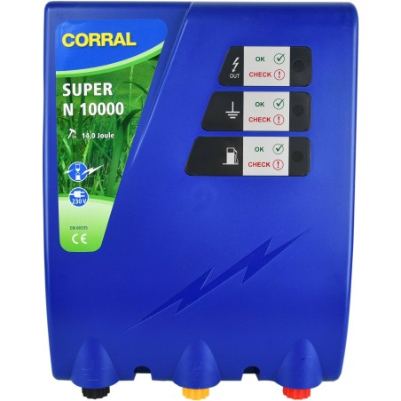 Elektryzator sieciowy Corral N 10000, na dziki, dla koni, byków, bydła, owiec i kóz, 14,0 J
