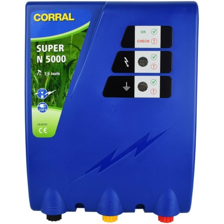 Elektryzator sieciowy Corral N 5000, na dziki, dla koni, byków, bydła, owiec i kóz, 7,0 J