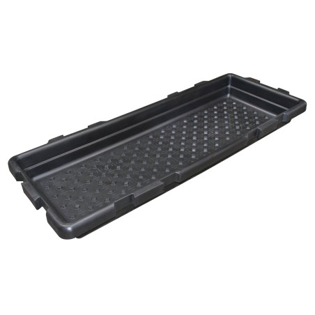 Wanna do dezynfekcji racic SuperKombi, 203 x 83 x 18,5 cm, 200 l, czarna, Kerbl