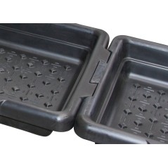 Wanna do dezynfekcji racic SuperKombi, 203 x 83 x 18,5 cm, 200 l, czarna, Kerbl 