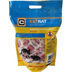 Trutka na myszy i szczury, granulat 3 kg, brodifakum, Extrat. 
