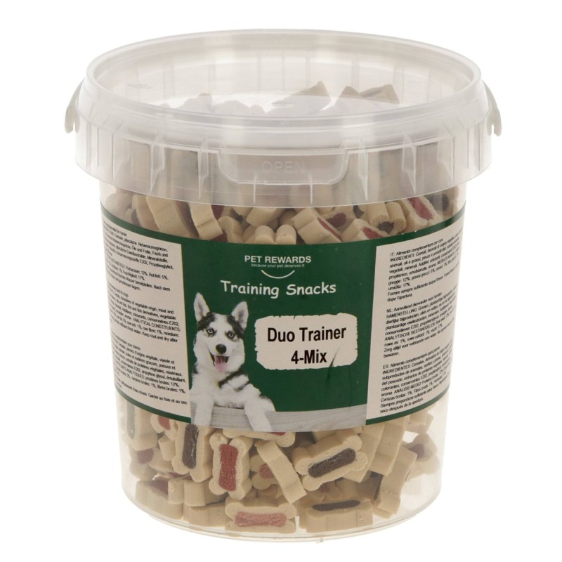 Przysmak dla psa Pet Rewards Duo Trainer 4-mix, kostki 2w1, 500g, Kerbl