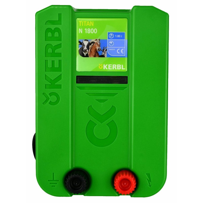 Elektryzator sieciowy TITAN N 1800, dla koni, bydła i małych zwierząt, 1,8 J, Kerbl