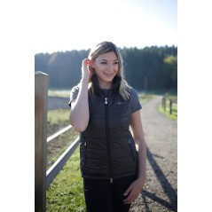 Kamizelka jeździecka, damska, czarny, roz. XS, Covalliero 