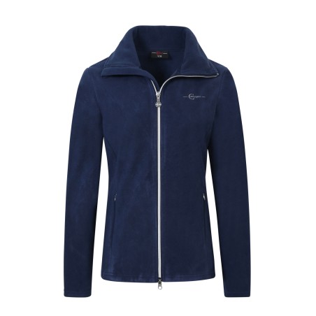 Bluza jeździecka polarowa, damska, granatowy, roz. XXS, Covalliero