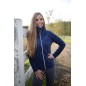 Bluza jeździecka polarowa, damska, granatowy, roz. XXS, Covalliero