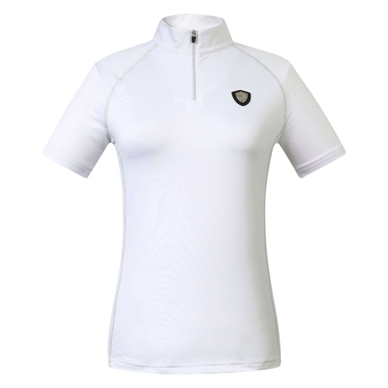 Koszulka jeździecka konkursowa Valentina, damska, biały, roz. XL, Covalliero Koszulka jeździecka konkursowa Valentina, damska, biały, roz. XL, Covalliero