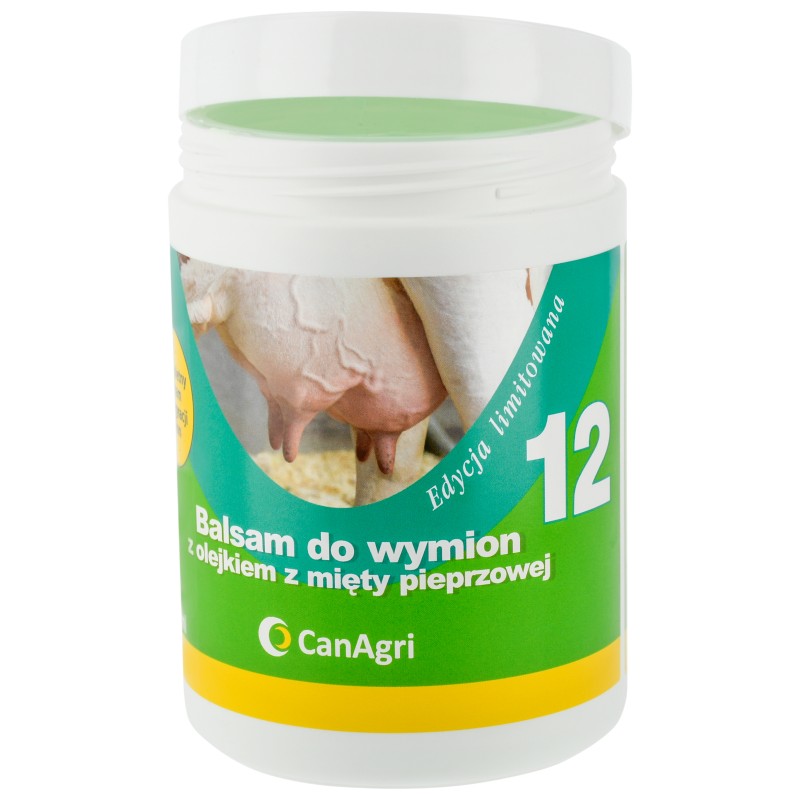 Balsam do wymion z olejkiem z mięty pieprzowej ”12”, 1000 ml, Can Agri