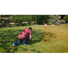 Siatka elektryczna dla drobiu, 50 m, 106 cm, podw. szpic, pomarańczowy, Kerbl