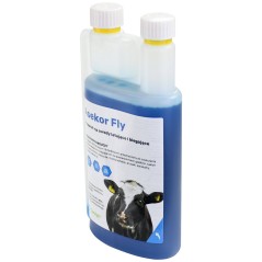 Preparat na owady latające i biegające ASEKOR FLY, niebieski, 1000 ml