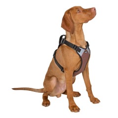Szelki dla psa Pulsive, obwód szyi 36 - 50 cm, czarno-brązowe, Kerbl