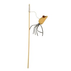 Zabawka dla kota, myszka z piórami, 4,5 cm, Kerbl 