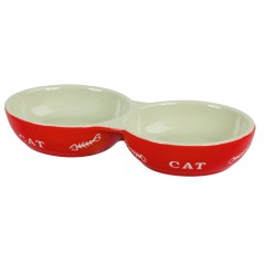 Miska ceramiczna dla kota, 2 x 200 ml, Kerbl