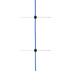 Siatka przeciwko wilkom TitanNet, 50 m, 145 cm, podw. szpic, niebiesko-biała, Kerbl