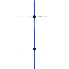 Siatka przeciwko wilkom TitanNet, 50 m, 145 cm, podw. szpic, niebiesko-biała, Kerbl 