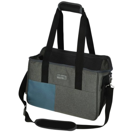 Torba transportowa dla psa Vacation, 44 x 20 x 27 cm, szaro/niebieska, Kerbl