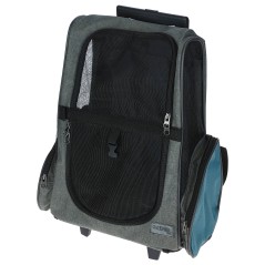 Torba rowerowa dla psa Vacation, 38 x 25 x 25 cm, szaro/niebieska, Kerbl 