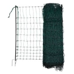Siatka nieelektryczna dla drobiu, 25 m, 106 cm, podw. szpic, zielony, Kerbl