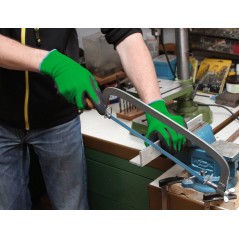 Rękawice SmoothGrip, z powłoką lateksową, zielone, roz. 9, Kerbl