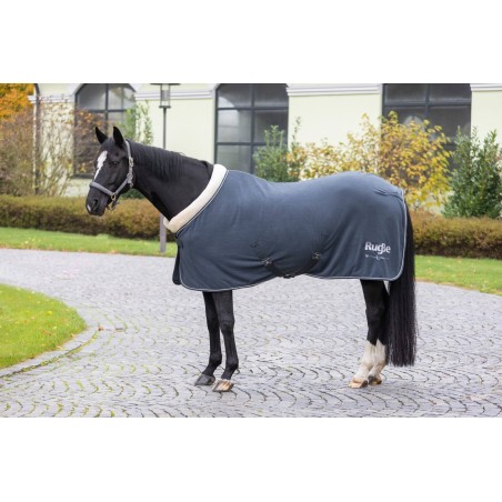 Derka polarowa dla konia RugBe Royal, grafitowy. 155 cm, Covalliero