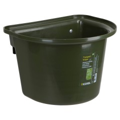 Żłób na paszę z zawiesiem, 12 l, oliwkowy, Kerbl