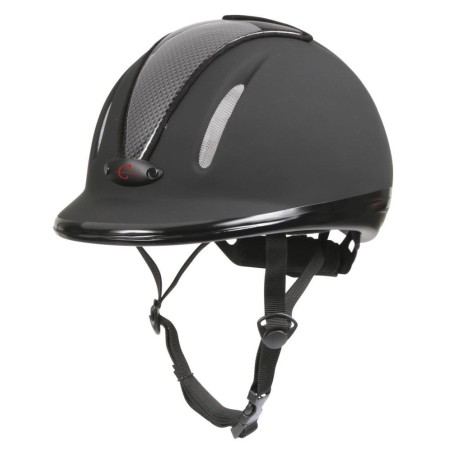 Kask jeździecki Carbonic, antracyt, 50-54 cm, Covalliero