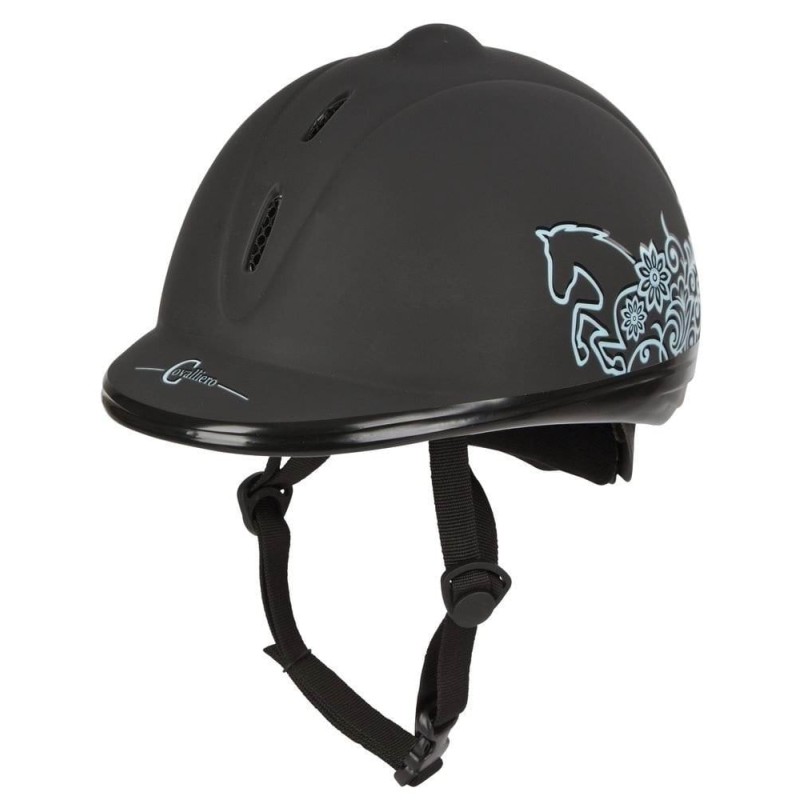 Kask jeździecki Beauty, czarny, 53-57 cm, Covalliero