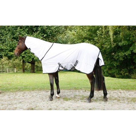 Derka przeciwowadowa dla konia RugBe SuperFly, biały, 135 cm, Covalliero