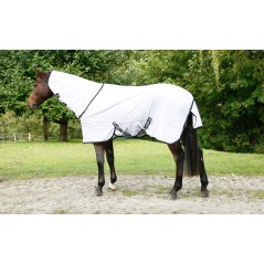 Derka przeciwowadowa dla konia RugBe SuperFly, biały, 135 cm, Covalliero 