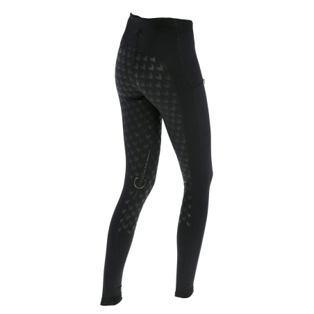 Legginsy jeździeckie Equona, damskie, czarny, roz. 34/36, Covalliero