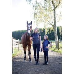 Legginsy jeździeckie Equona, damskie, czarny, roz. 34/36, Covalliero 