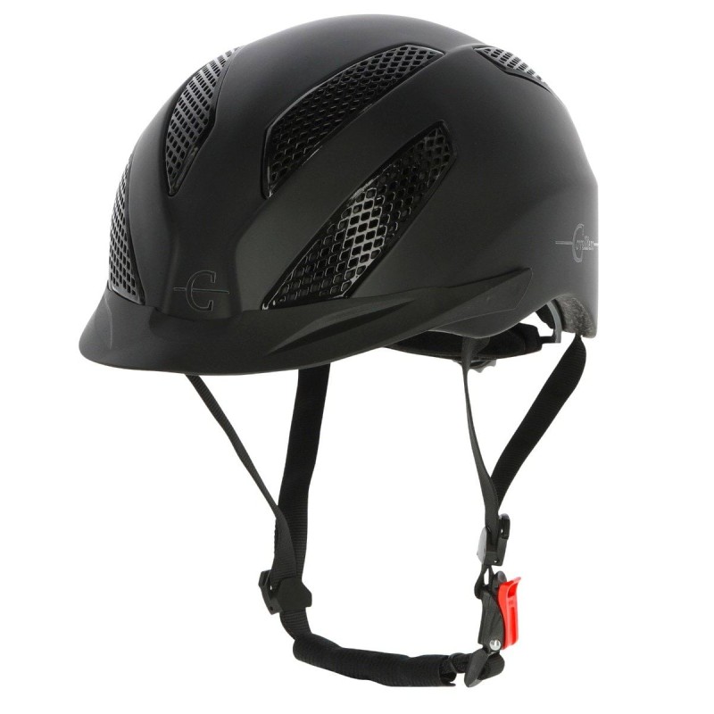 Kask jeździecki eXite, czarny, 57-60 cm, Covalliero