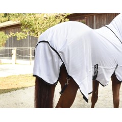 Derka przeciwowadowa dla konia RugBe SuperFly, biały, 125 cm, Covalliero
