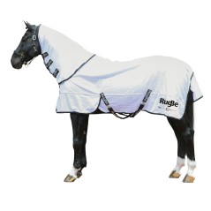 Derka przeciwowadowa dla konia RugBe SuperFly, biały, 105 cm, Covalliero