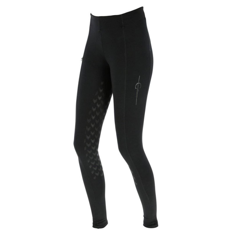 Legginsy jeździeckie Equona, dziecięce, czarny, roz. 116/122, Covalliero Legginsy jeździeckie Equona, dziecięce, czarny, roz. 116/122, Covalliero