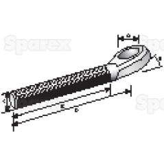 Końcówka Cięgła Stabilizatora - 3/4'' UNC - lewa 