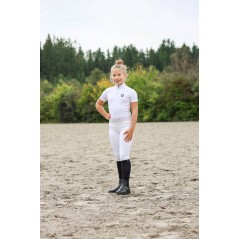 Legginsy jeździeckie ClassicStar, dziecięce, biały, roz. 164/170, Covalliero 